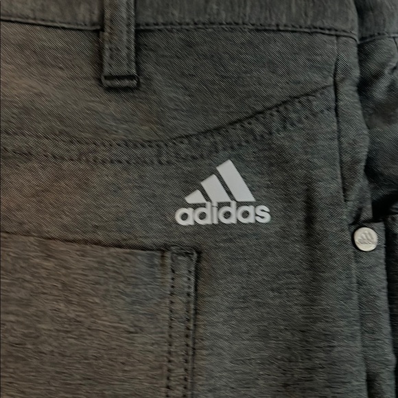 Adidas Gray/Black Men's Shorts - Picture 5 of 6
